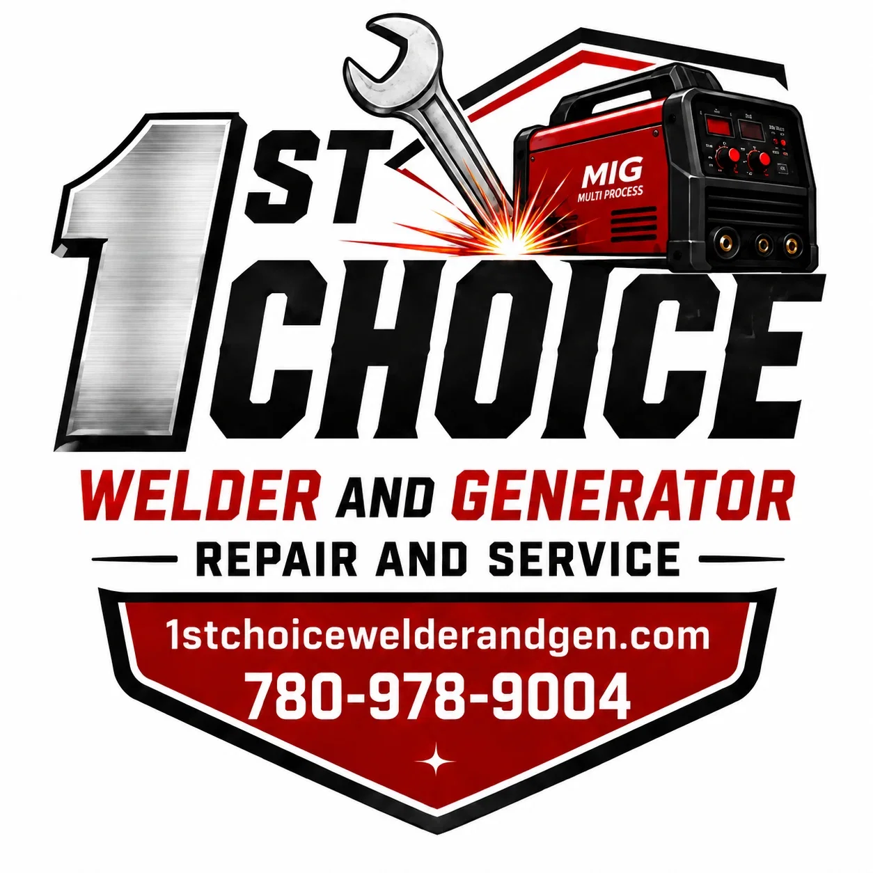 1st Choice Welder and Generator badge